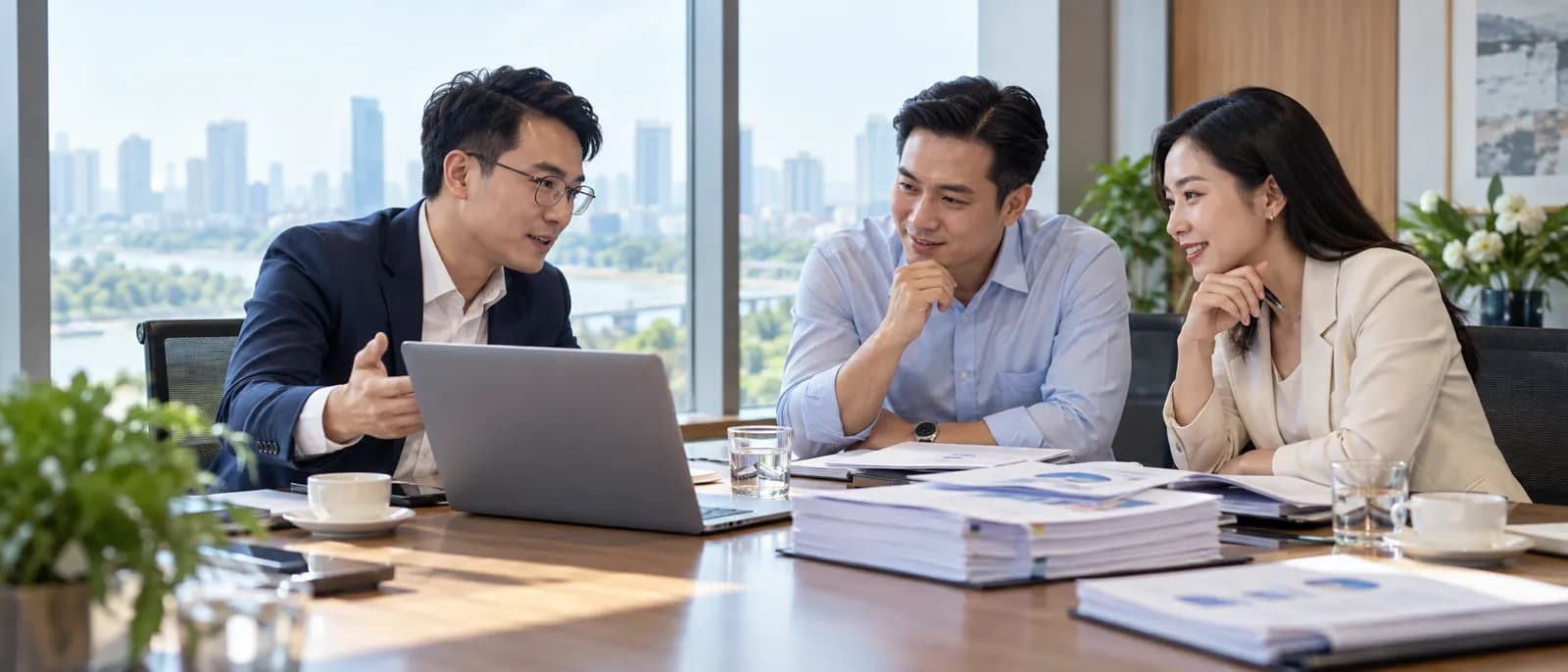 Chuyên viên Minz demo trên hồ sơ mời thầu thật cho khách hàng